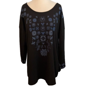 Disney Boutique Women’s Top Long Sleeve Black XL